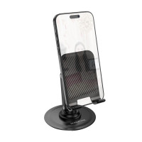 Тримач для телефона BOROFONE BH128 Admirado dual-axis rotating desktop stand Black (Цвет 7073) - фото № 4