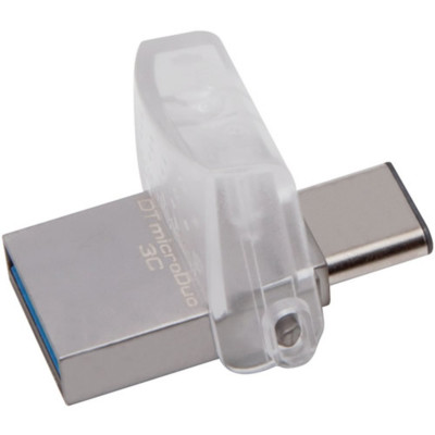 Flash Kingston USB 3.0 DT MicroDuo 3C 32GB USB3.1/Type-C metal - зображення 1