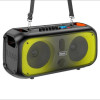 Портативна колонка HOCO BS54 Party wireless dual mic outdoor BT speaker Black - изображение 4