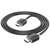 Кабель HOCO US08 HDTV 2.0 male-to-male 4K HD data cable(L=1M) Black (Black)- № 5