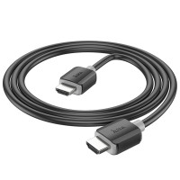 Кабель HOCO US08 HDTV 2.0 male-to-male 4K HD data cable(L=1M) Black (Цвет Black) - фото № 5