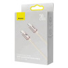 Кабель Baseus Crystal Shine Series Fast Charging Data Cable Type-C to iP 20W 1.2m Pink (7089)- № 2
