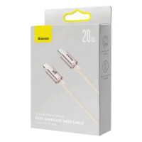 Кабель Baseus Crystal Shine Series Fast Charging Data Cable Type-C to iP 20W 1.2m Pink (Колір 7089) - фото № 2