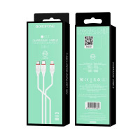 Кабель BOROFONE BX17 3-in-1 Enjoy charging cable for iP+Micro+Type-C White (Колір 7068) - фото № 5