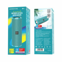 Портативна колонка BOROFONE BR1 Beyond sportive wireless speaker Peacock Blue (Цвет 7072) - фото № 2