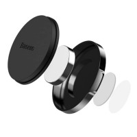 Автотримач для телефона Baseus Small Ears Series Magnetic Bracket（Flat type）Cluster Black (Цвет Cluster Black) - фото № 3