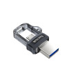 Флеш-накопичувач SanDisk USB 3.0 Ultra Dual Drive OTG M3.0 128Gb (150Mb/s) Black (Черный)- № 3