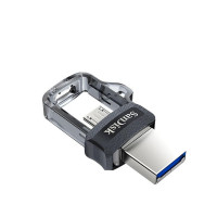 Флеш-накопичувач SanDisk USB 3.0 Ultra Dual Drive OTG M3.0 128Gb (150Mb/s) Black (Цвет Черный) - фото № 3