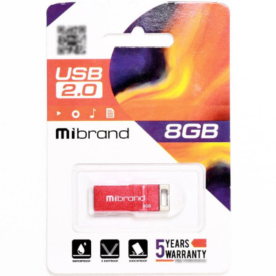 Flash Mibrand USB 2.0 Chameleon 8Gb Red - изображение 2