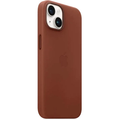 Чохол для смартфона Leather AAA Full Magsafe IC for iPhone 15 Saddle Brown - изображение 2