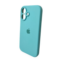 Чохол для смартфона Silicone Full Case AA Camera Protect for Apple iPhone 16 17,Sea Blue (Колір Sea-Blue) - фото № 4