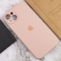 Чохол для смартфона Silicone Full Case AA Camera Protect for Apple iPhone 15 15,Pink Sand (Колір Pink Sand) - фото № 5