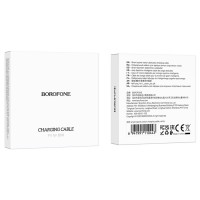 Бездротовий зарядний пристрій для смарт-годинника BOROFONE BD6 Smart sports watch charging cable White (Цвет 7068) - фото № 4