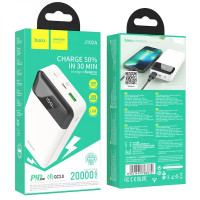 Зовнішній акумулятор HOCO J102A Cool figure PD20W+QC3.0 power bank(20000mAh) White (Цвет _White) - фото № 4