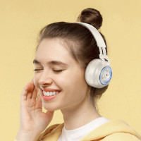Навушники HOCO W50 Cute fun BT headphones Milky white (Цвет Milky-White) - фото № 5