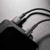 Кабель BOROFONE BX31 USB to iP 2.4A, 1m, silicone, TPE connectors, Black (7073)- № 3