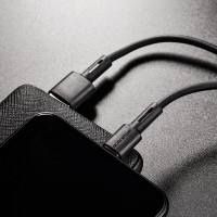 Кабель BOROFONE BX31 USB to iP 2.4A, 1m, silicone, TPE connectors, Black (Цвет 7073) - фото № 3
