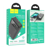 Зовнішній акумулятор HOCO J102A Cool figure PD20W+QC3.0 power bank(20000mAh) Black (Цвет Черный) - фото № 6