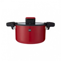 Кастрюля-cкороварка Xiaomi HuoHou Stainless Steel Enamel Micro Pressure Cooker (Red) (Колір Red), Атикул k50370 |  купить на VILKI.NET - фото № 1
