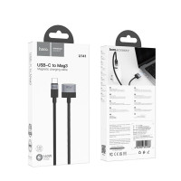 Кабель HOCO U141 Magnetic charging cable Type-C to Mag3 Black (Колір 7073) - фото № 2