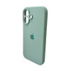 Чохол для смартфона Silicone Full Case AA Camera Protect for Apple iPhone 16 13,Turquoise (Turquoise)- № 4