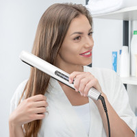 Гребінець для випрямлення волосся HOCO HP41 Straight and curly hair dual-purpose hair straightener(EU) White (Колір White) - фото № 8