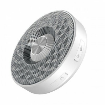 Портативна колонка Baseus Lanyard Wireless Speaker E03 Silver+White - зображення 1