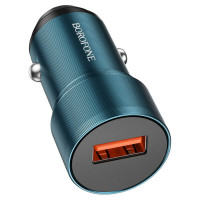 Автомобільний зарядний пристрій BOROFONE BZ19A Wisdom single port QC3.0 car charger 18W Sapphire Blue (Цвет Sapphire Blue), Атикул k41749 |  купить на VILKI.NET - фото № 1