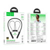 Бездротові навушники HOCO ES74 Refinado neck-mounted BT earphones Black (Black)- № 2