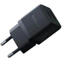 Мережевий зарядний пристрій Baseus Palm Fast Charger C+U 20W EU Cluster Black (Цвет Black), Атикул k57416 |  купить на VILKI.NET - фото № 1