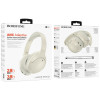 Бездротові навушники BOROFONE BO31 Prestige active noise Reduction BT headphones Milky white (Milky-White)- № 2