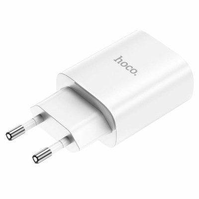 Мережевий зарядний пристрій HOCO N14 Smart Charging single port PD20W charger White - изображение 3
