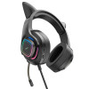 Навушники HOCO W107 Cute cat luminous cat ear gaming headphones Elf Cat (Elf Cat)- № 3