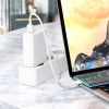 Кабель BOROFONE BX93 Super power 27W charging data cable Type-C(L=0.25M) White (7068)- № 8