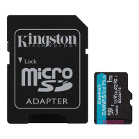 Карта пам'яті microSDXC (UHS-1 U3) Kingston Canvas Go! Plus 1Tb class 10 A2 V30 (R200MB/s, W-160MB/s) (adapter SD) , Атикул k58816 |  купить на VILKI.NET - фото № 1