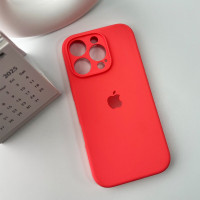 Чохол для смартфона Silicone Full Case AA Camera Protect for Apple iPhone 16 Pro 50,Pink Orange (Колір Pink-Orange) - фото № 6