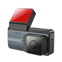 Відеореєстратор HOCO DV12 driving recorder 2K display GPS(with rear camera) Silvery Gray (Колір Silver Gray) - фото № 4
