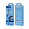 Кабель HOCO X26 Xpress charging data cable for Micro Black＆Gold (Черный)- № 2