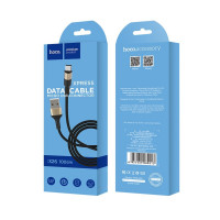 Кабель HOCO X26 Xpress charging data cable for Micro Black＆Gold (Цвет Черный) - фото № 2