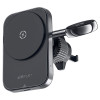 Автотримач для телефона з БЗП ACEFAST D18 in-car 2-in-1 magnetic wireless charging holder Black (Черный)- № 3