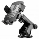 Автотримач для телефона HOCO CA83 David one-button center console car holder Black