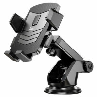 Автотримач для телефона HOCO CA83 David one-button center console car holder Black (Колір Черный), Атикул k23977 |  купить на VILKI.NET - фото № 1