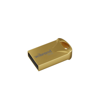 Flash Wibrand USB 2.0 Hawk 64Gb Gold - зображення 1