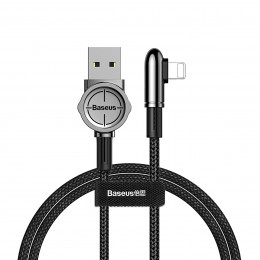 Кабель Baseus Exciting Mobile Game Cable USB For iP 2.4A 1m Black