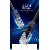 Кабель UGREEN NW102 Cat 6 U/UTP Lan Flat Cable 15m (Black)(UGR-50180) (7073)- № 4