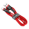 Кабель Baseus Cafule Cable USB For Lightning 1.5A 2m Red+Red (CALKLF-C09) - зображення 5