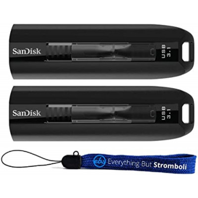 Flash SanDisk USB 3.1 Extreme GO 128Gb (R-200Mb/s, W-150Mb/s) Black - изображение 2