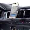 Автотримач для телефона з БЗП ACEFAST D18 in-car 2-in-1 magnetic wireless charging holder Black (Черный)- № 5