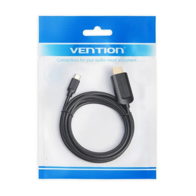 Кабель Vention Type-C to HDMI 4K 30Hz Cable 1M Black (CGUBF) - изображение 8