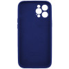 Чохол для смартфона Silicone Full Case AA Camera Protect for Apple iPhone 12 Pro Max 39,Navy Blue - зображення 2